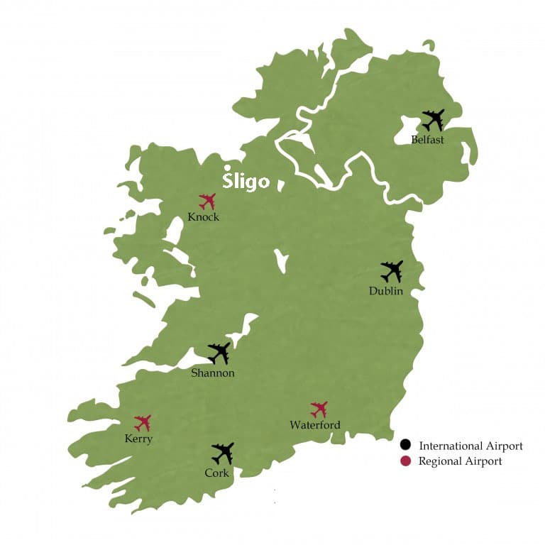 Map showing the location of Temple House