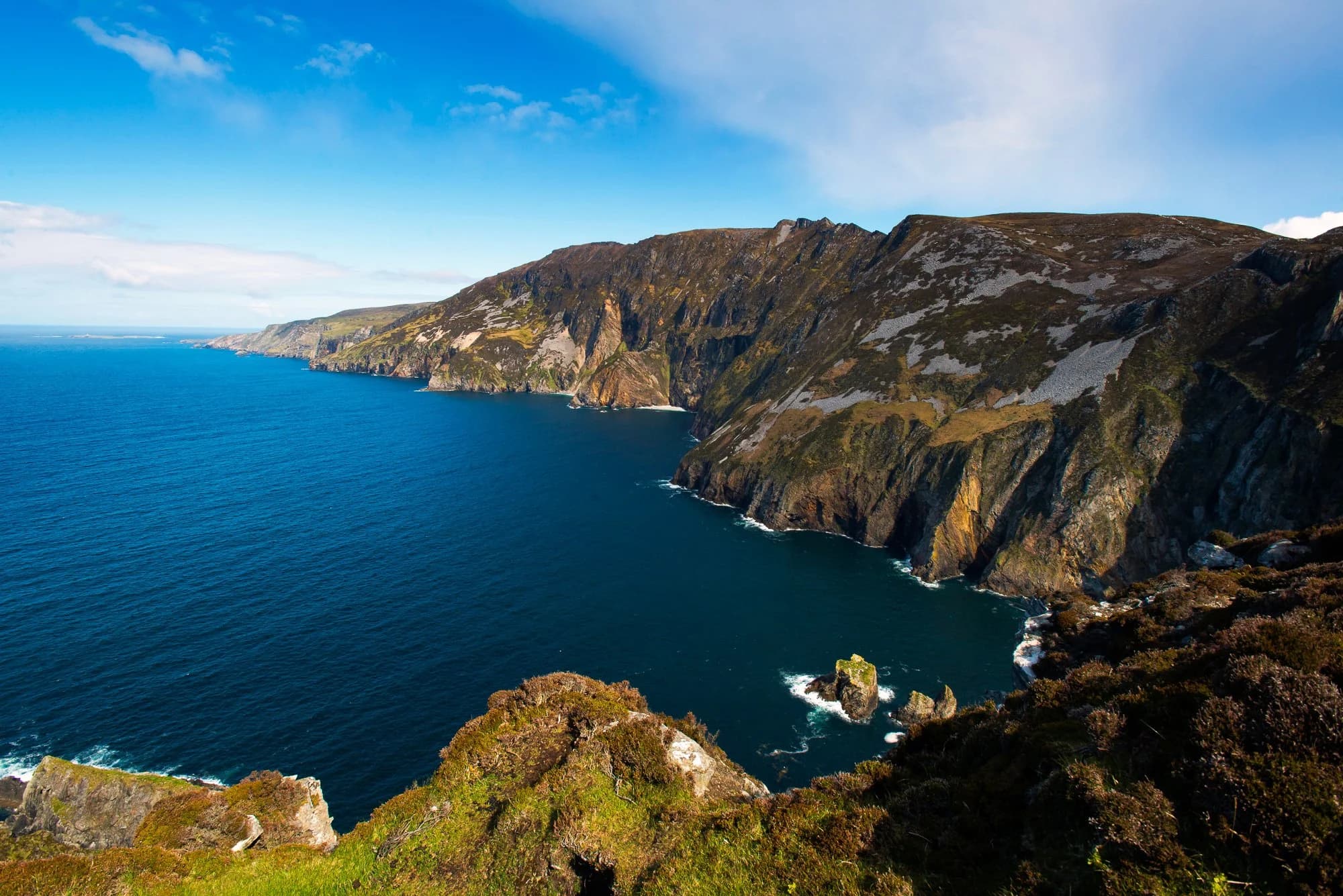 The Sliabh Liag cliffs on a guided north-west Ireland tour hosted from Temple House