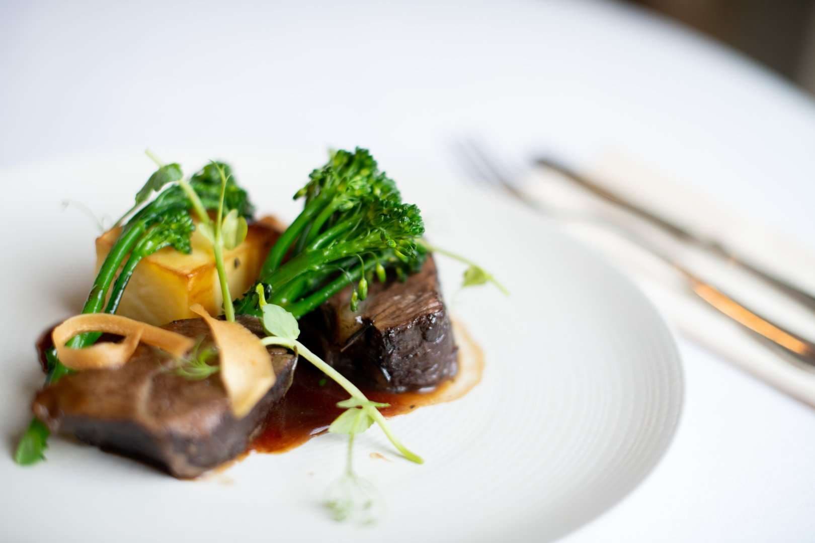 Slow-cooked beef cheek