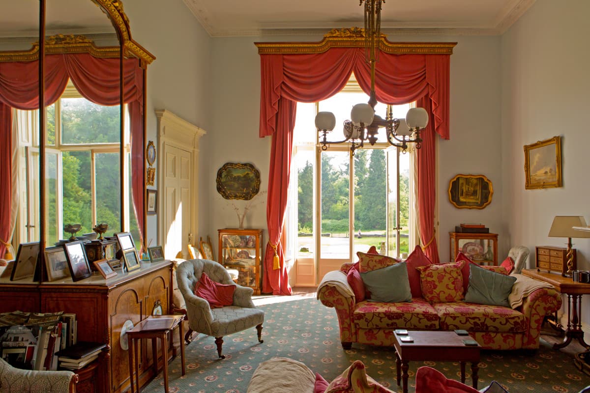 The morning room at Temple House