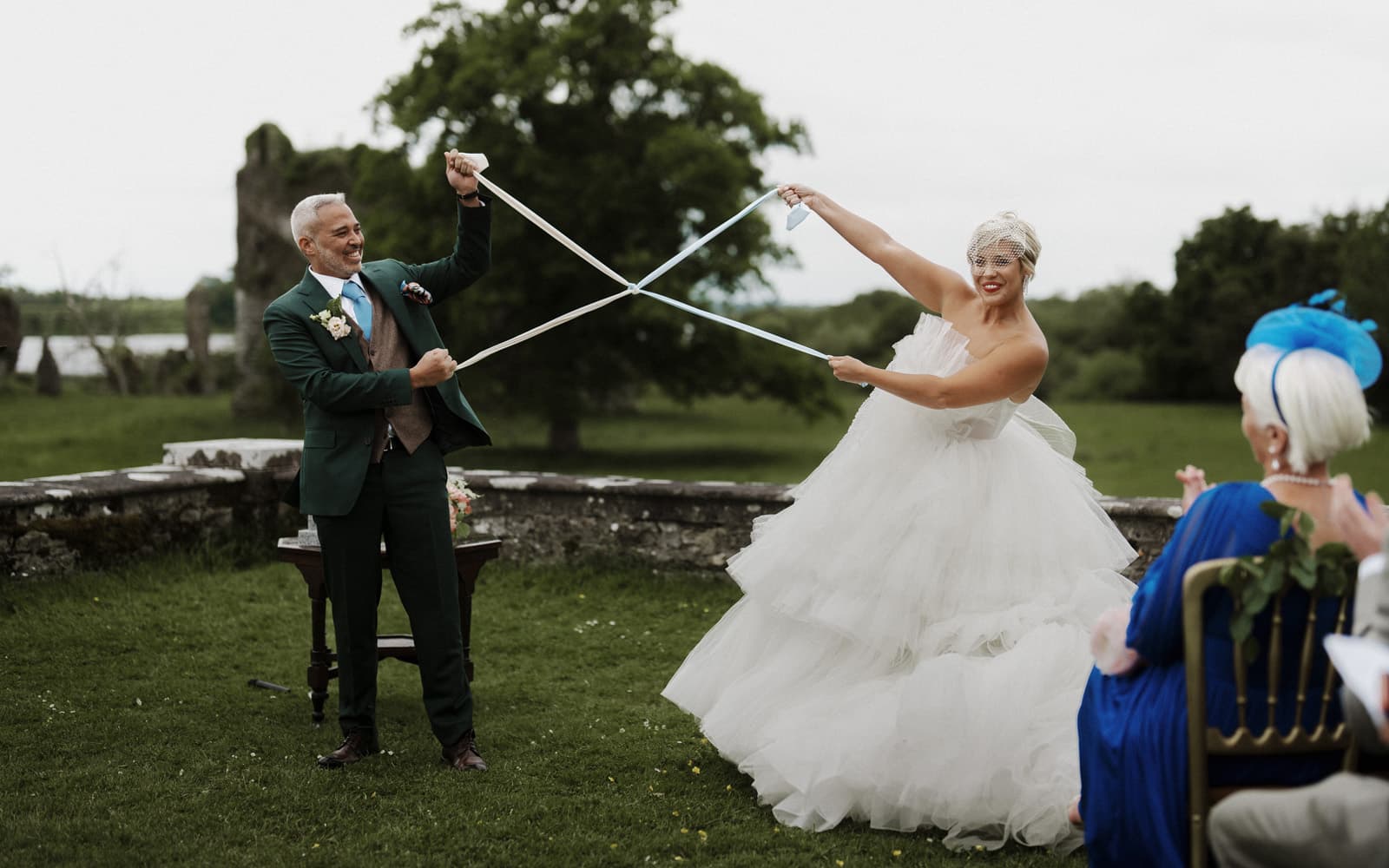 Tying the knot — handfasting wedding ceremony at Temple House
